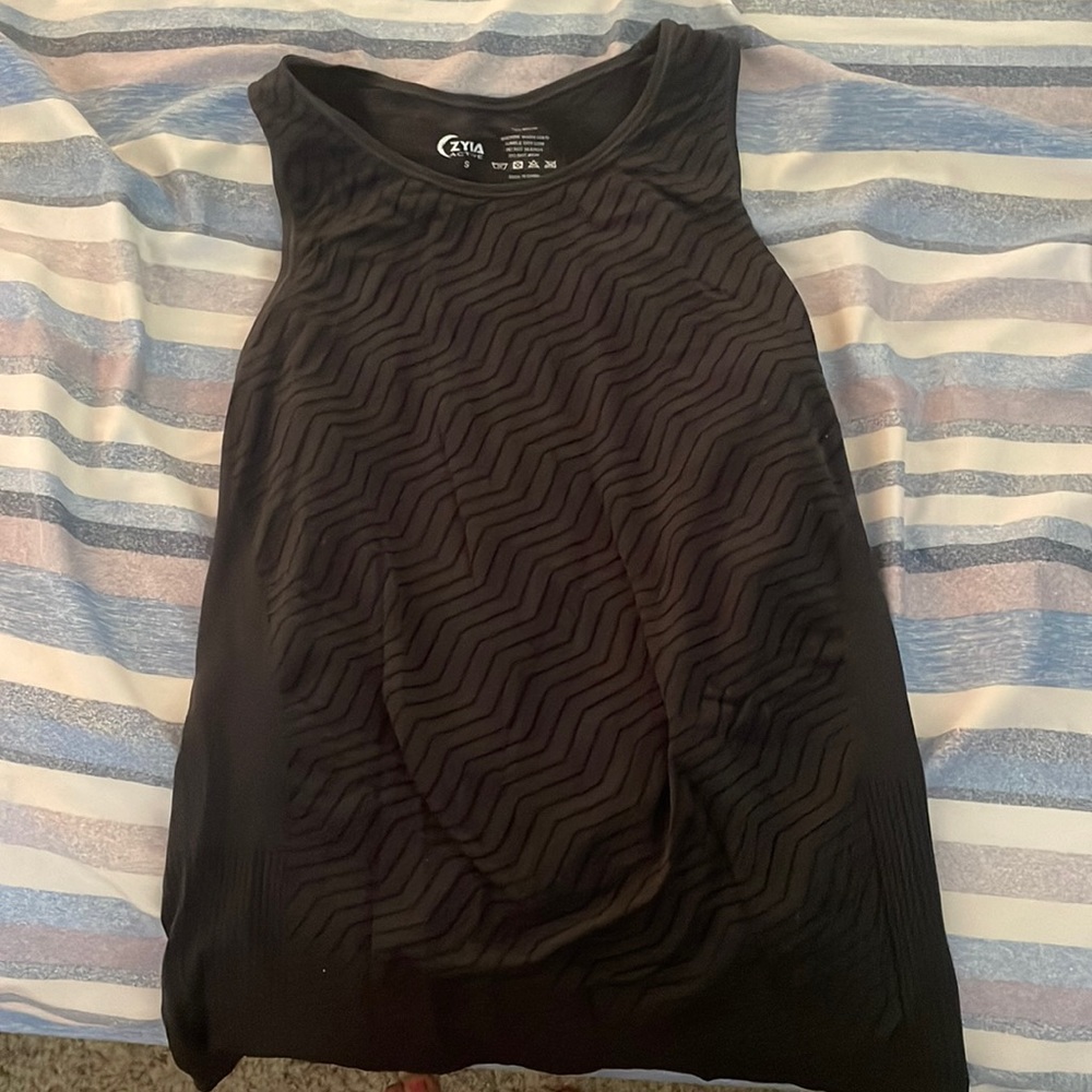 Black tank top